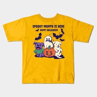 Spooky Month Happy Halloween Cute Kids T-Shirt